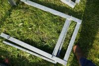 3 GALVANISED SHEEP FEEDER FRAMES (96) - 4