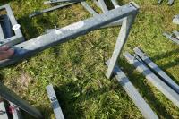 3 GALVANISED SHEEP FEEDER FRAMES (97) - 3