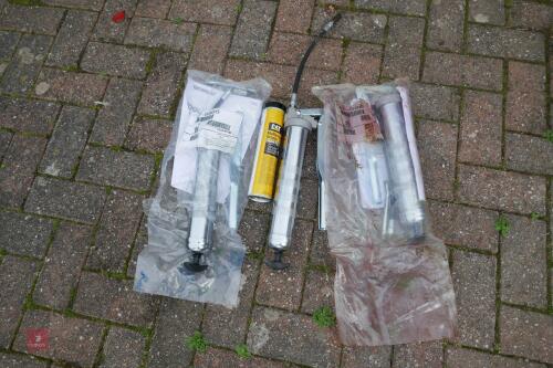3 CAT GREASE GUNS