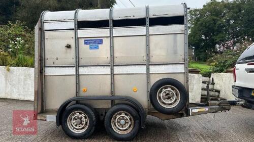 2003 IFOR WILLIAMS 8' LIVESTOCK TRAILER