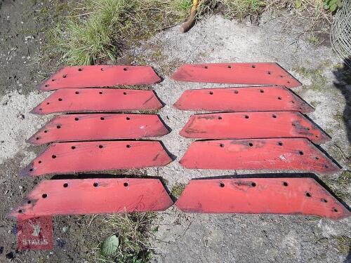 10 NEW KVERNELAND 18'' PLOUGH SHARES