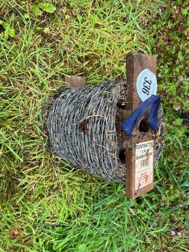 200M APPROX ROLL OF BARBED WIRE (336)