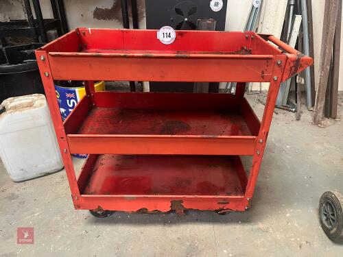 MULTI-SHELF WORKSHOP TROLLEY (114)