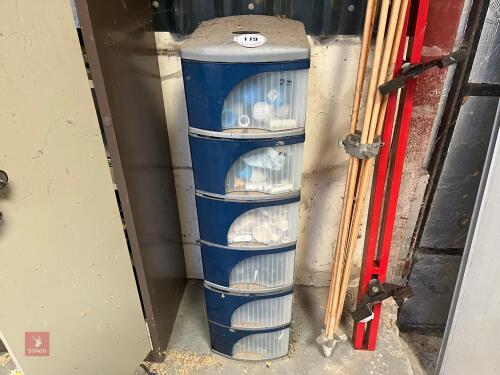 6 DRAW UNIT CONTAINING PLUMBING (119)