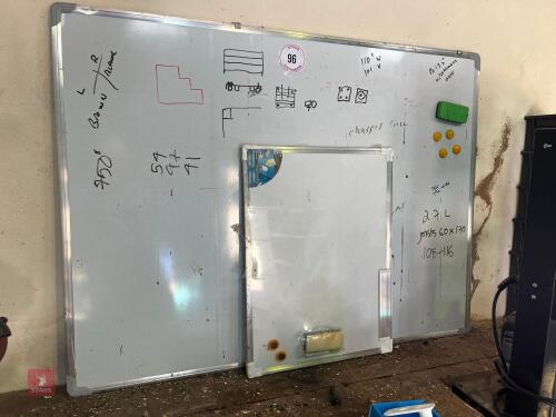 PAIR OF WHITEBOARDS (96)