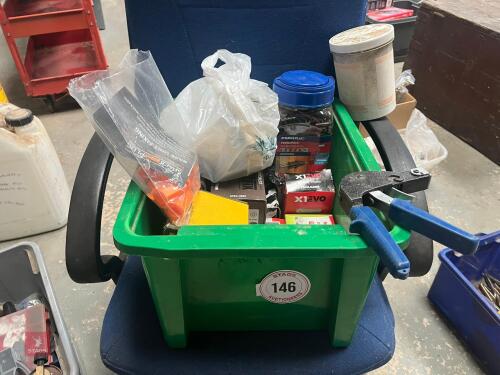 BOX OF WALL PLUGS ETC (146)