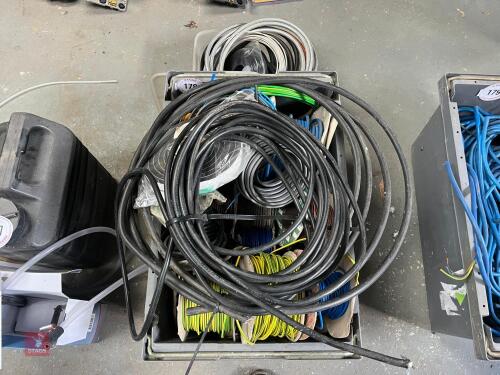 LRG QTY OF ELECTRICAL CABLES/WIRE (178)