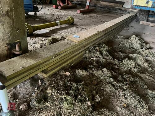 10 LENGTHS OF 6'X1' TIMBER (317)