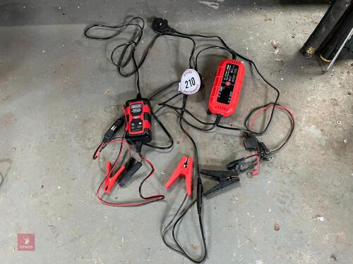 2 BATTERY CHARGERS (210)