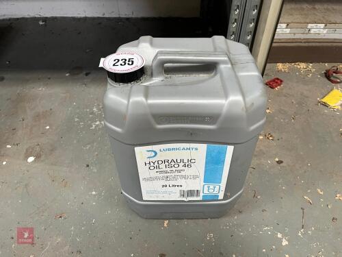 PART CAN OF HYDRAULIC OIL 150 46 (235)