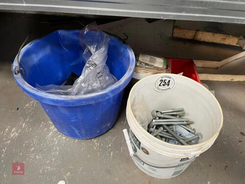 QTY OF BOLTS/SCREWS ETC (254)