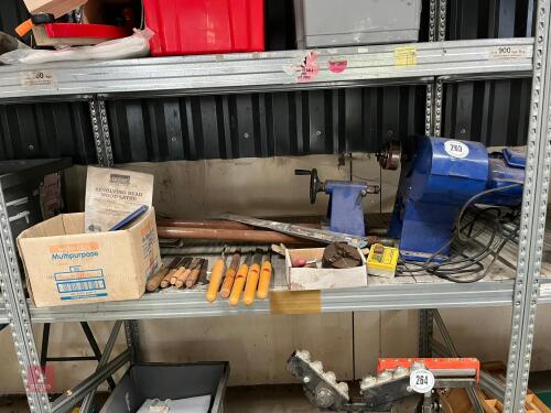 DRAPER REVOLVING WOOD LATHE 240V (263)