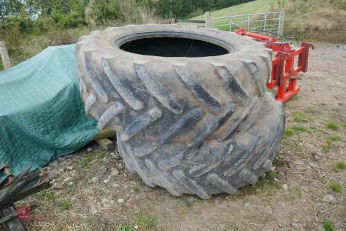2 MICHELIN MULTIBIB 600/65R38 TYRES