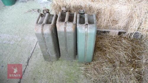 3 JERRY CANS