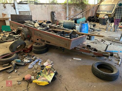 3.5 X 1.65M SINGLE AXLE CAR TRAILER