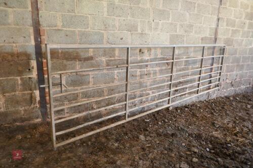 14' GALVANISED YARD GATE