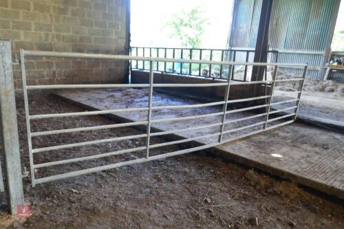 15' GALVANISED YARD GATE