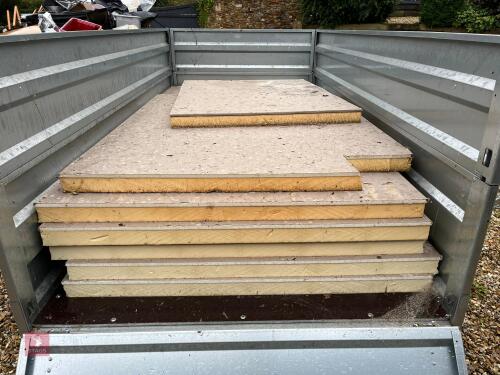 5 X 8' X 4' SHEETS OF PLASTER BOARD (310