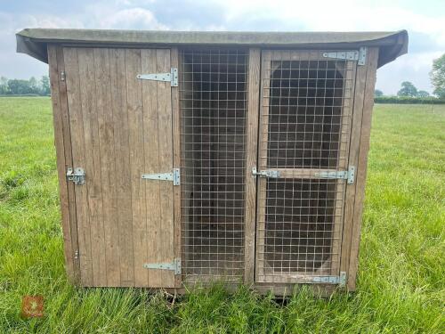 LARGE DUAL SIDED DOG KENNEL