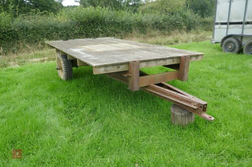 SINGLE AXLE FLATBED TRAILER