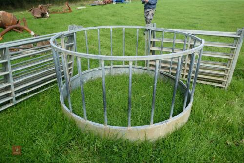 GALVANISED SHEEP ROUND FEEDER