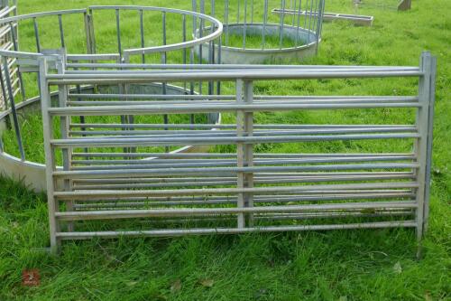 6 X 6' GALVANISED SHEEP HURDLES