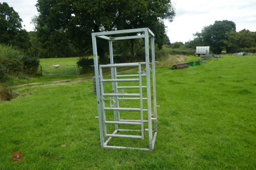 GALVANISED CATTLE RACE ACCESS KIOSK