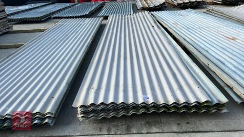 20 X 13' SHEETS OF CORRUGATED TIN