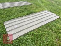 9 X 8' SHEETS OF BOX PROFILE TIN - 2