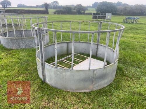 GALVANISED CATTLE RING FEEDER