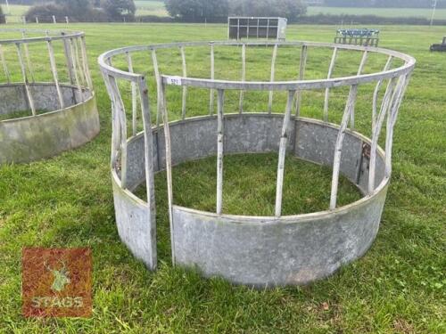 GALVANISED CATTLE RING FEEDER