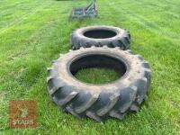 PAIR OF TAURUS 16.9R34 TRACTOR TYRES - 2