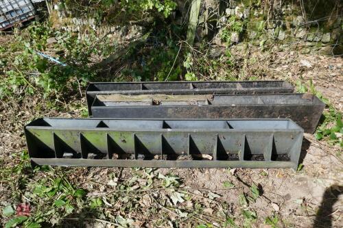 3 X 7' PLASTIC PIG FEEDERS