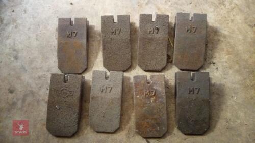 SET OF 8 PLOUGH KNOCK POINTS