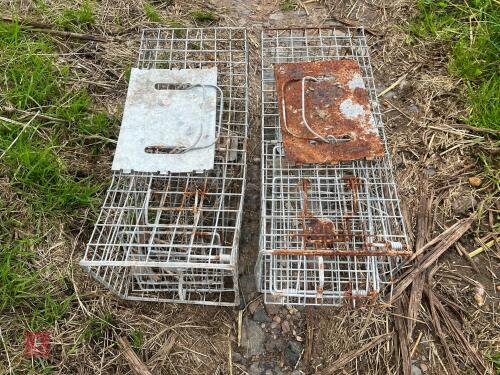 2 VERMIN TRAPS