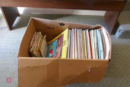 LARGE BOX FULL OF '45' & '78' RECORDS