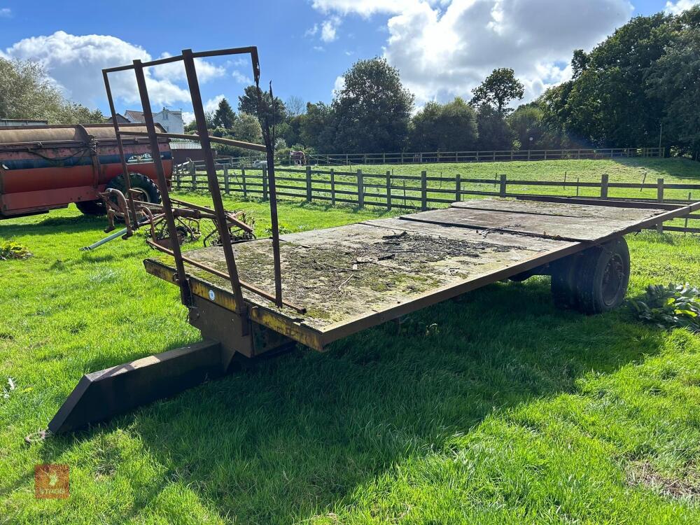 20' X 7'10'' SINGLE AXLE BALE TRAILER