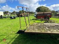 20' X 7'10'' SINGLE AXLE BALE TRAILER - 3