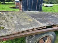 20' X 7'10'' SINGLE AXLE BALE TRAILER - 9