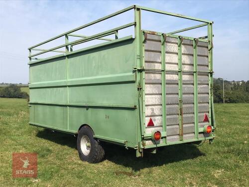 HOMEMADE LIVESTOCK TRAILER