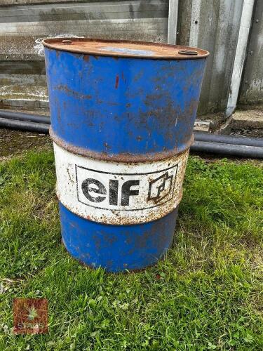 ELF OIL DRUM