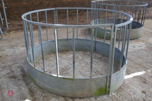 GALVANISED SHEEP ROUND FEEDER