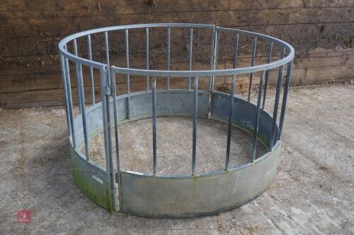 GALVANISED SHEEP ROUND FEEDER