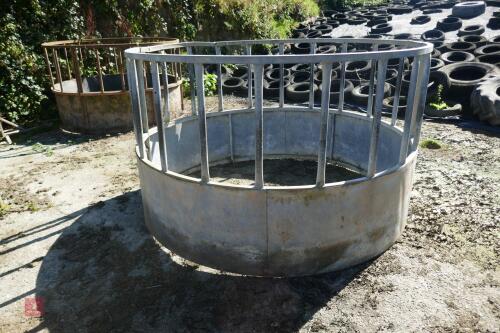 GALVANISED CATTLE ROUND FEEDER