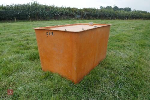 FIBREGLASS EMERGENCY MILK TANK