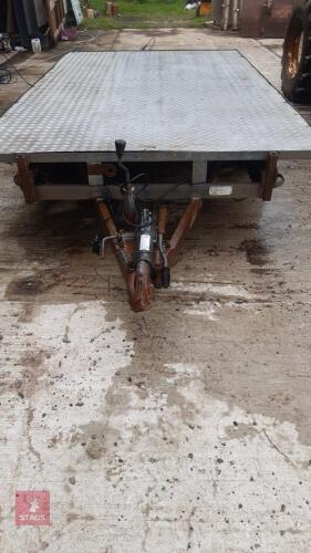 350KG FLAT BED TOWING TRAILER