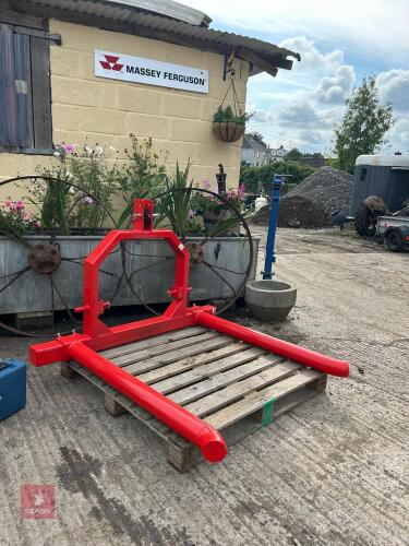 NEW 3 POINT LINKAGE ROUND BALE CARRIER