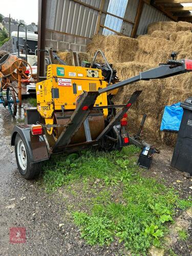 DIESEL PEDESTRIAN ROLLER