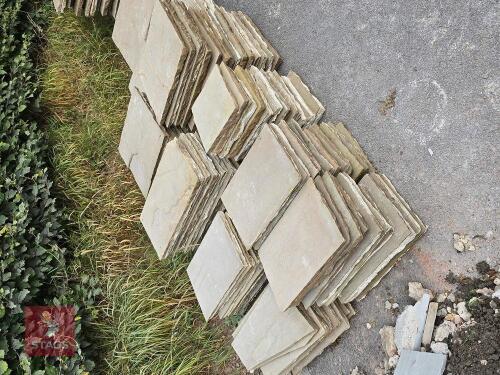 USED RAJ BLEND SANDSTONE PATIO SLABS