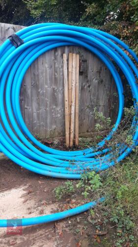 ROLL OF 50MM BLUE WATER PIPE